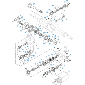 PAI 436212 NAVISTAR 1665333C91 BEARING & SEAL KIT (MADE IN USA)