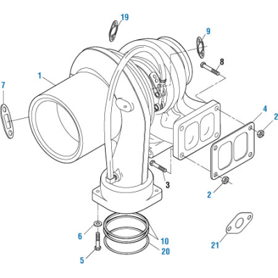 PAI 331535 CATERPILLAR 7M7273 TURBOCHARGER GASKET (3300)