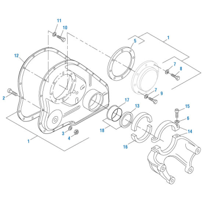 PAI QEB-1590 MACK 10QL3205 FRONT MOUNT ASSEMBLY (E6) (USA)