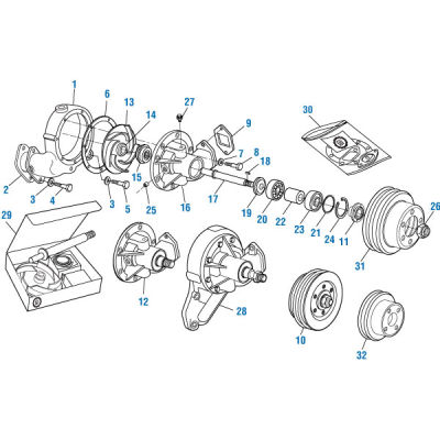 PAI EWP-3368 MACK 316GC1219A WATER PUMP ASSEMBLY (E6) (MADE IN USA)
