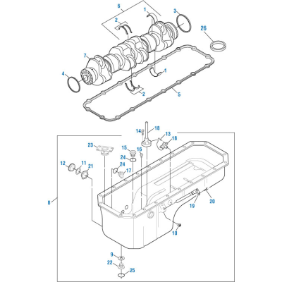 PAI 840143 MACK VOL20451904 THREADED INSERT (OEM) (MADE IN USA)
