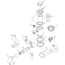 Load image into Gallery viewer, PAI FCA-4455 MACK 2MD3179 AIR CLEANER CANISTER ASSEMBLY (R MODELS)