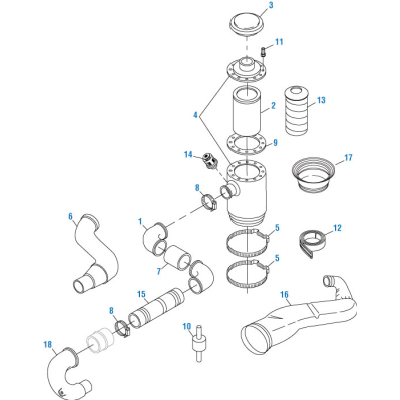 PAI 803413 MACK 56MD37M AIR INTAKE SEAL (OEM)