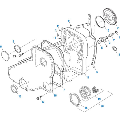 PAI 131705 CUMMINS 3944293 GEAR HOUSING GASKET (ISC)