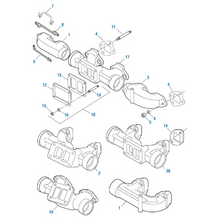 Charger l&#39;image dans la galerie, PAI EEX-1882 MACK 104GC5166 CENTER EXHAUST MANIFOLD (E6) (MADE IN USA)