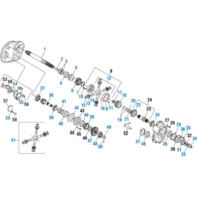 PAI EE30360  EATON 79699 DIFFERENTIAL WASHER (DT / DP 440 / 460 / 480) (USA)