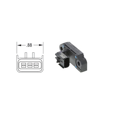PAI 050737 CUMMINS 4384138 DIFFERENTIAL PRESSURE SENSOR (EGR)