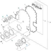 Load image into Gallery viewer, PAI 060084 CUMMINS 3892697 GEAR COVER (L10 / M11 / ISM / QSM) (3819496)