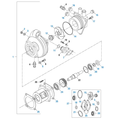 PAI Industries - Cummins Engine
4 Hole Flange Mount - L10 Series - L10 / M11 / ISM / QSM Series | woodlineparts.com