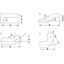 Load image into Gallery viewer, PAI ECH-8822 MACK 11MF3592M8 ELBOW COOLANT HOSE (2.50&quot; ID) (SILICONE)