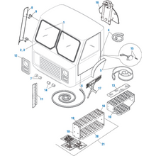 Charger l&#39;image dans la galerie, PAI 803860 MACK &amp; VOLVO SIDE FRAME STEP KIT (MC / MR) (USA)