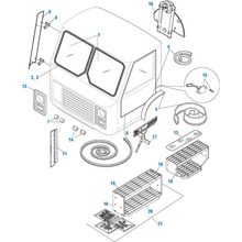 Load image into Gallery viewer, PAI 803860 MACK &amp; VOLVO SIDE FRAME STEP KIT (MC / MR) (USA)