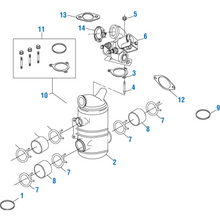 Load image into Gallery viewer, PAI 642038 DETROIT DIESEL 23537128 EGR V-BAND CLAMP (SERIES 60)