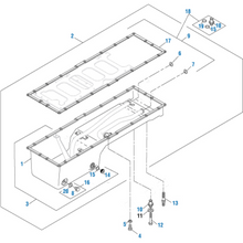 Load image into Gallery viewer, PAI 341371 CATERPILLAR 1601428 OIL PAN KIT (DEEP) (3406E / C15 / C16 / C18)