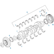 Load image into Gallery viewer, PAI 671585A DETROIT DIESEL MAIN BEARING KIT (STD) (DD15 / DD16) (USA)