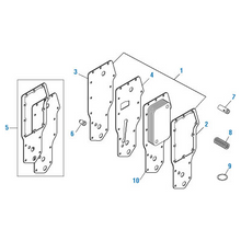 Load image into Gallery viewer, PACK OF 5 PAI 131443 CUMMINS 4932124 OIL COOLER GASKET (B / ISB / QSB)