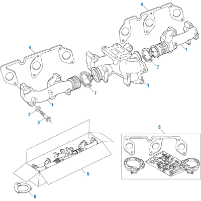 PAI 681149 DETROIT DIESEL DD15 EXHAUST MANIFOLD ASSEMBLY (COMING SOON)