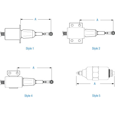 PAI 180224 CUMMINS 3928161 FUEL SHUTOFF SOLENOID (24 VDC) (6C 8.3 / ISC / ISL)
