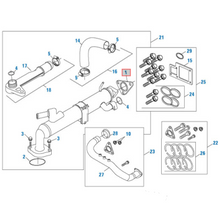 Charger l&#39;image dans la galerie, PACK OF 4 PAI 431323 NAVISTAR 1875808C1 EGR GASKET (DT466E / DT530E / DT570)