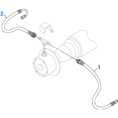 PAI 755110 OEM HENDRICKSON VS-29003-1 HOSE ASSEMBLY (16.50" L) (USA)