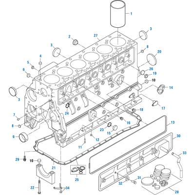 PAI 131538 CUMMINS 3284623 SIDE COVER COVER (6B) (3900545, 3904776, 3907617, 3928832)