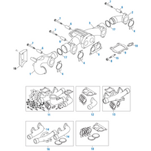 Load image into Gallery viewer, PACK OF 2 PAI 131877 CUMMINS 3683940 EXHAUST CONNECTION GASKET (ISX)