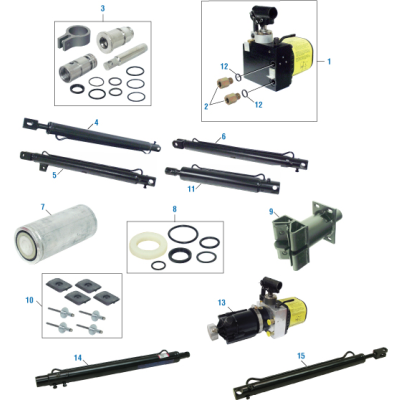 PAI FHC-4008 MACK 231QS34 CAB HYDRAULIC LIFT CYLINDER (MR) (25161956) (USA)