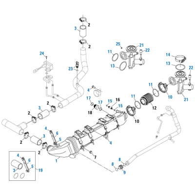 PAI 131674 CUMMINS 3104229 EGR VALVE GASKET (ISX) (3682551)