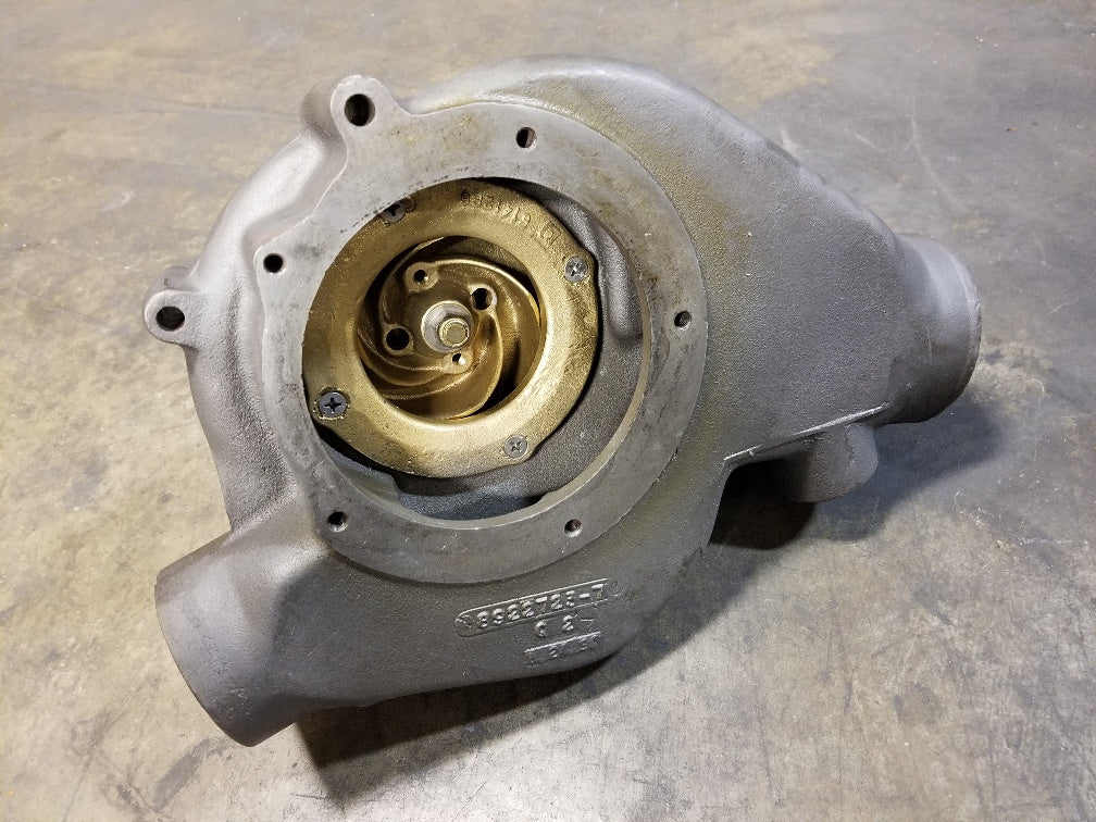 23506047R REBUILT FRESH WATER PUMP FOR DETROIT DIESEL 12V92, 16V71, 16V92 INDUSTRIAL ENGINES (5149363, 8927459, 5149894, 23506052) (Includes Refundable Core Deposit)