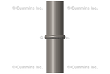 3905802 GENUINE CUMMINS OIL GAUGE TUBE END FOR MIDRANGE ENGINES
