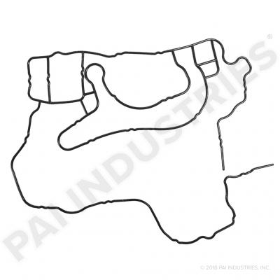 PACK OF 2 PAI 431259 NAVISTAR 1820416C3 FRONT COVER GASKET (MOLDED)