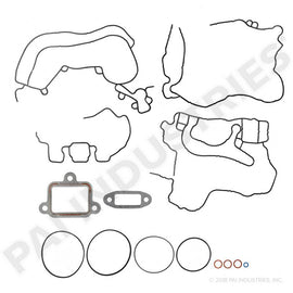 PAI 431263 NAVISTAR 1824984C92 FRONT COVER GASKET KIT (DT530E / DT466E) | woodlineparts.com