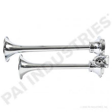 Load image into Gallery viewer, PAI 451630 NAVISTAR 244283R91 DUAL AIR HORN KIT (15-1/4&quot; &amp; 13-1/4&quot; LONG)