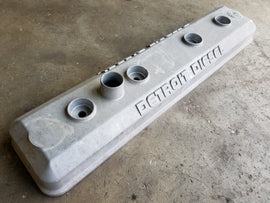 5103738 GENUINE NEW ROCKER COVER FOR DETROIT DIESEL 671, 12V71 ENGINES (WITH FILLER PROVISION) FROM WOODLINE PARTS