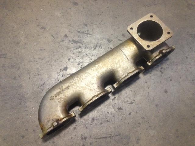 5140822 GENUINE NEW DRY EXHAUST MANIFOLD FOR DETROIT DIESEL 16V71, 16V92 ENGINES FROM WOODLINE PARTS