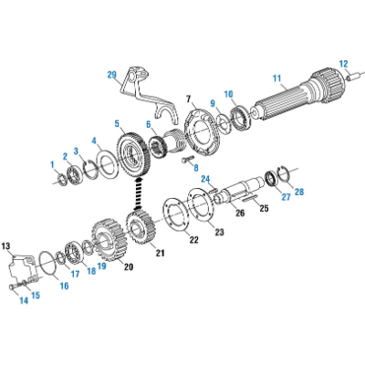 PAI GGB-2604 MACK 320KB332F  LO / DIRECT GEAR CLUTCH (MADE IN USA)