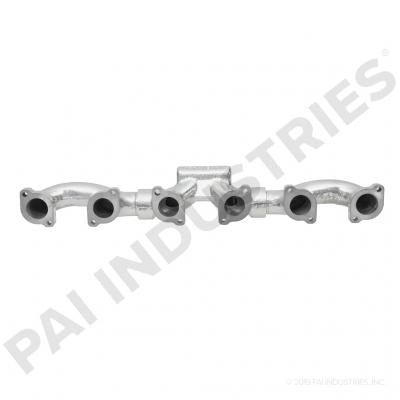 PAI 681127HP HIGH PERFORMANCE EXHAUST MANIFOLD KIT FOR DETROIT DIESEL SERIES 60 (MADE IN USA) (3 PC SEALED ASSEMBLY) (THERMASHIELD COATING)