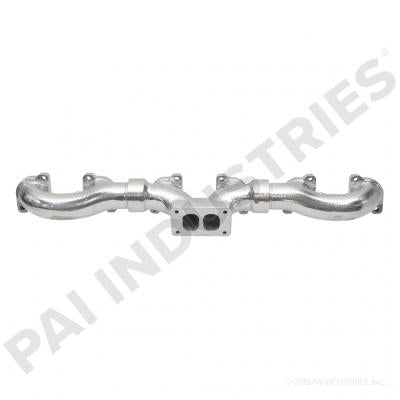 PAI 681127HP HIGH PERFORMANCE EXHAUST MANIFOLD KIT FOR DETROIT DIESEL SERIES 60 (MADE IN USA) (3 PC SEALED ASSEMBLY) (THERMASHIELD COATING)