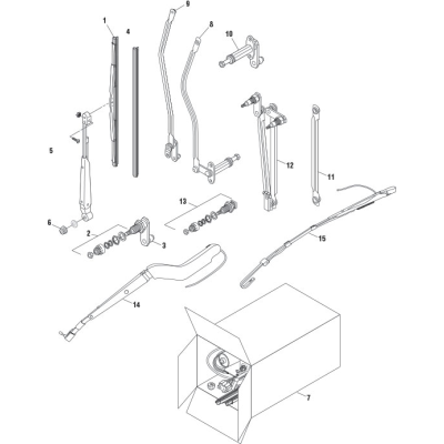 PAI FBL-5468 MACK 62QT418M WIPER BLADE ASSEMBLY (20 IN) (USA)