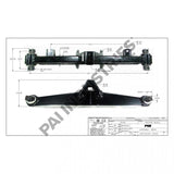 PAI 750264 OEM HENDRICKSON 58494-004 EQUALIZING BEAM ASSEMBLY (HN 462) (USA)