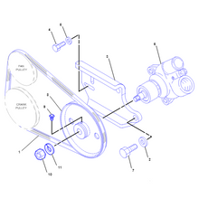 Load image into Gallery viewer, CATERPILLAR 7C3912 REPLACEMENT AUXILIARY PULLEY (7.00&quot;) (1 GROOVE) (3208)