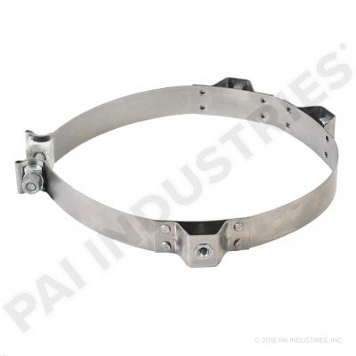 PAI 803658 MACK 11ME344M HEAT SHIELD CLAMP (9.00" DIAMETER) (STEEL) (OEM)