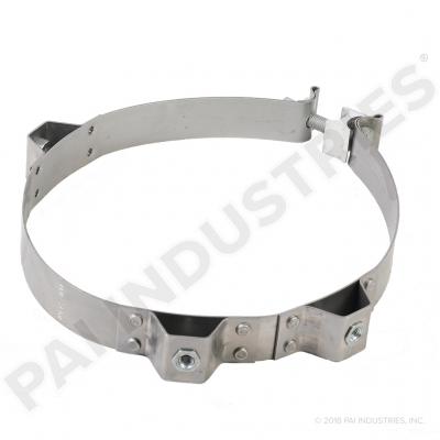 PAI 803658 MACK 11ME344M HEAT SHIELD CLAMP (9.00" DIAMETER) (STEEL) (OEM)