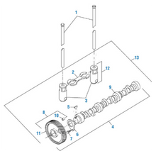 Cargar imagen en el visor de la galería, PAI 490017 NAVISTAR 1894237C92 CAMSHAFT &amp; LIFTER KIT (DT466E / DT530E)