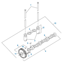 Load image into Gallery viewer, PAI 490017 NAVISTAR 1894237C92 CAMSHAFT &amp; LIFTER KIT (DT466E / DT530E)