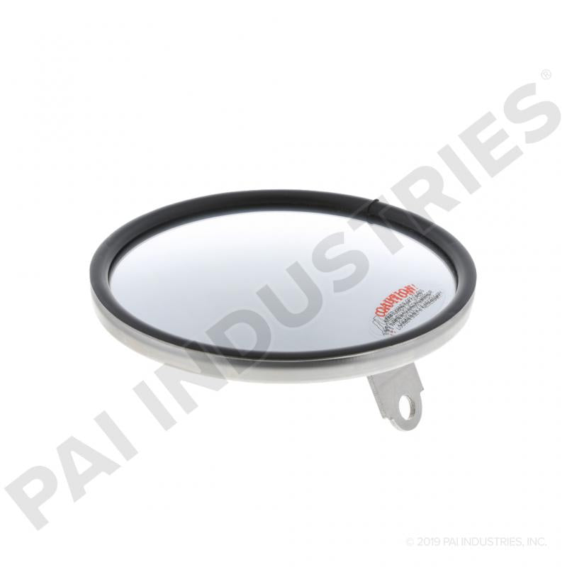 PAI EM45470 MACK N/A SIDE VIEW MIRROR (ROUND) (6.38" DIAMETER) (STAINLESS)