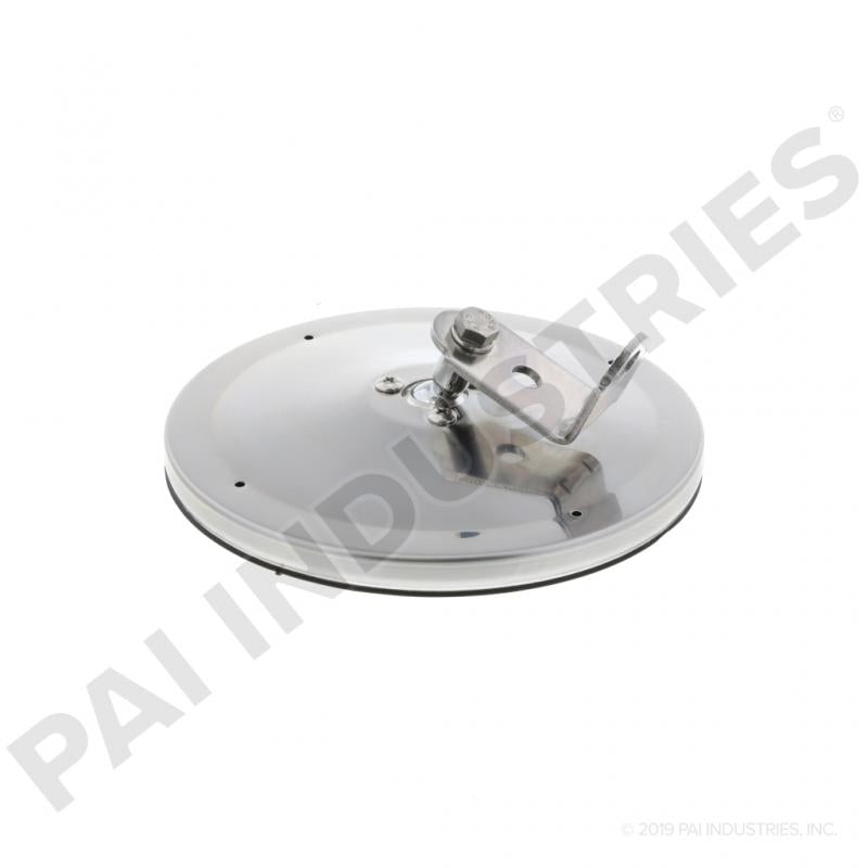 PAI EM45470 MACK N/A SIDE VIEW MIRROR (ROUND) (6.38" DIAMETER) (STAINLESS)