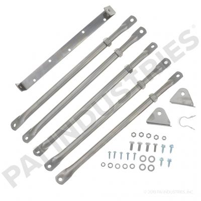 PAI FBK-1639 STAINLESS STEEL MIRROR BRACKET KIT FOR MACK APPLICATIONS (USA)