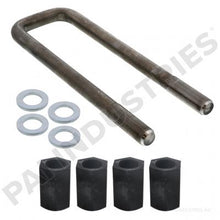 Load image into Gallery viewer, PACK OF 2 PAI FUB-4772 MACK 7QK3154P5 FLAT U-BOLT KIT (4.00&quot; X 16-1/5&quot;)