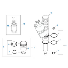 Load image into Gallery viewer, PAI 321318 CATERPILLAR FUEL INJECTOR SLEEVE O-RING KIT (USA)